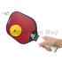 Apacs Pickleball Paddle Set 002 Red with Indoor Outdoor Balls and Cover